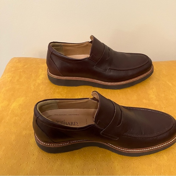 Samuel Hubbard Men\'s 8 M Penny Loafer Whisky Leather Vibram Sole Office Preppy